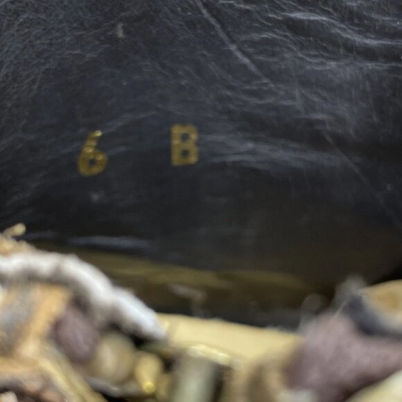 NEW ALLENS Women’s Kyra Brown Exotic High Heel Ankle Boots – Size 6B - Picture 7 of 13